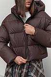 Пуховик із затяжками, фото 2