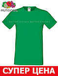 Чоловіча футболка зелена м'яка Fruit of the loom 61-412-47 Xl, фото 4