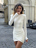 Сукня з акцентними плечима, фото 3