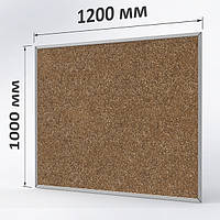 Коркова дошка 120х100 см "Стандарт"