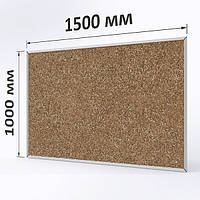 Корковая доска 150х100 см "Покращенний стандарт"