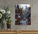 Картина Старовинне містечко на полотні, фото 4