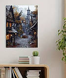 Картина Старовинне містечко на полотні, фото 5