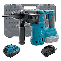 Акумуляторний перфоратор PROFI-TEC PPBH2520 (20 В, 2.5 Дж, SDS-Plus) 1×PT2040EP (4.0 Аг), ЗП BC20V, кейс