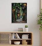 Картина Старовинне вуличка з ліхтарями, фото 4