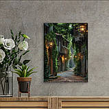 Картина Старовинне вуличка з ліхтарями, фото 5