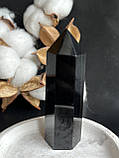 Обсидіан натуральний обеліск стела олівець кристал натурального обсидіану 80 мм., фото 2