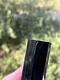 Обсидіан натуральний обеліск стела олівець кристал натурального обсидіану 80 мм., фото 7
