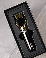 Акумуляторна машинка бездротова для стрижки з дисплеєм та комплектом насадок VGR V 989 ПП7803