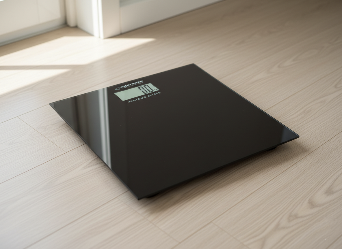 Ваги підлогові Esperanza 180 кг чорний EBS002K, фото 1