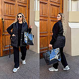 Костюм трійка теплий з жилеткою 9957, фото 4