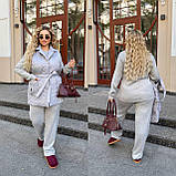 Костюм трійка теплий з жилеткою 9957, фото 3