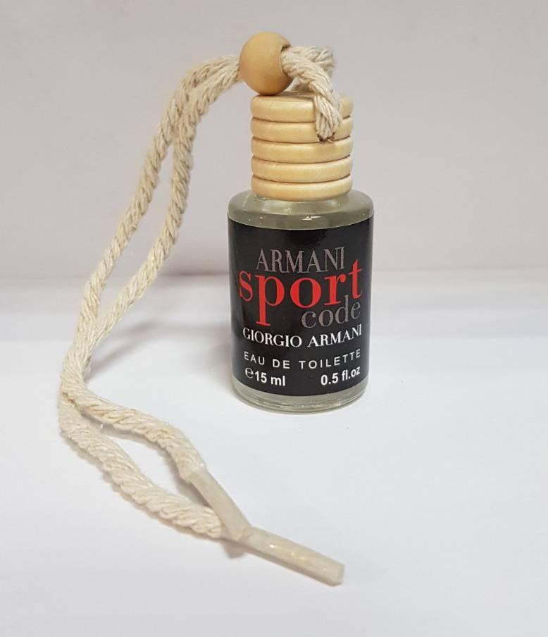 Ароматизатор в авто масляний Giorgio Armani Code Sport 15ml