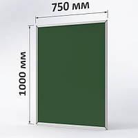 Шкільна дошка магнітна меловая Стандарт 100х75 см