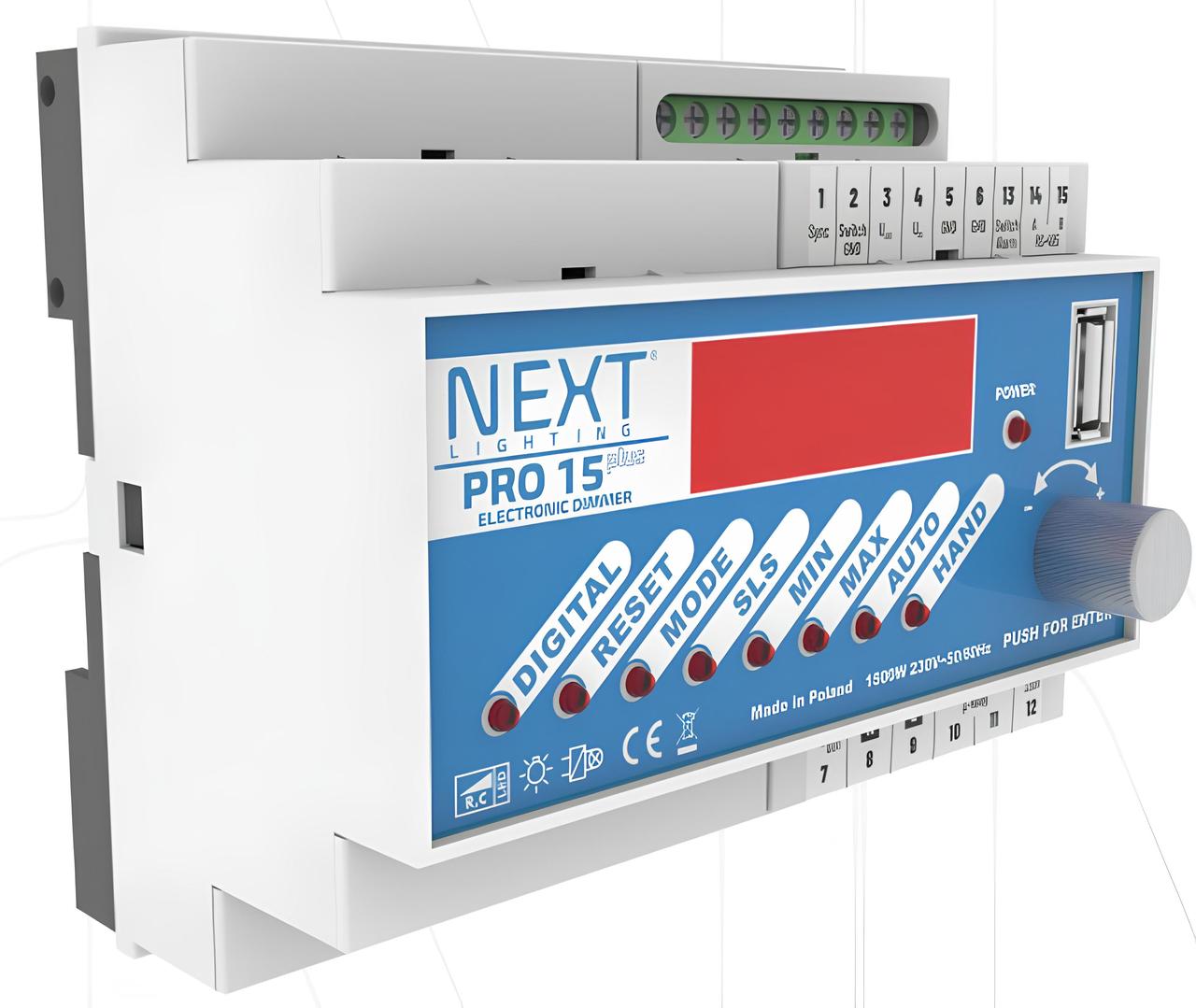 Дімер NEXT PRO 15, професійний регулятор освітлення для світлодіодних і лампових систем, фото 1