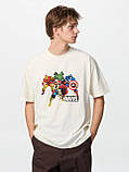 Футболка UNIQLO Marvel 1159842678 (Молочний XL), фото 2