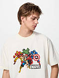 Футболка UNIQLO Marvel 1159842678 (Молочний XL), фото 4