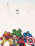 Футболка UNIQLO Marvel 1159842678 (Молочний XL), фото 5