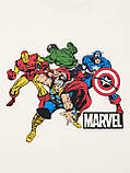 Футболка UNIQLO Marvel 1159842678 (Молочний XL), фото 6