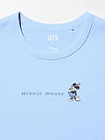 Футболка UNIQLO з вишивкою Mickey Mouse 1159842709 (Блакитний M), фото 3