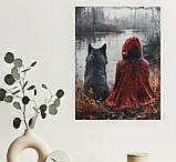 Картина Червоний капелюшок і вовк, фото 5