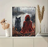 Картина Червоний капелюшок і вовк, фото 6