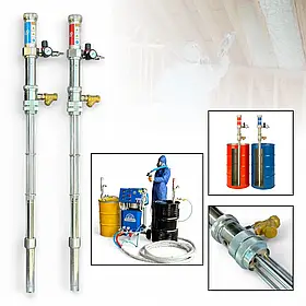 Бочкові насоси Profinstrument T-1 для подачі ППУ та Полісечовини з різьбою для бочки (коефіцієнт 1:2)