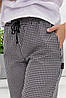 Кухарські брюки Lux Form в клітинку, унісекс, з кишенями, чорно-білі, фото 2