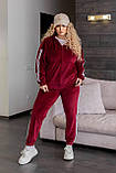 Костюм велюровий спортивний у кольорах 9962, фото 7