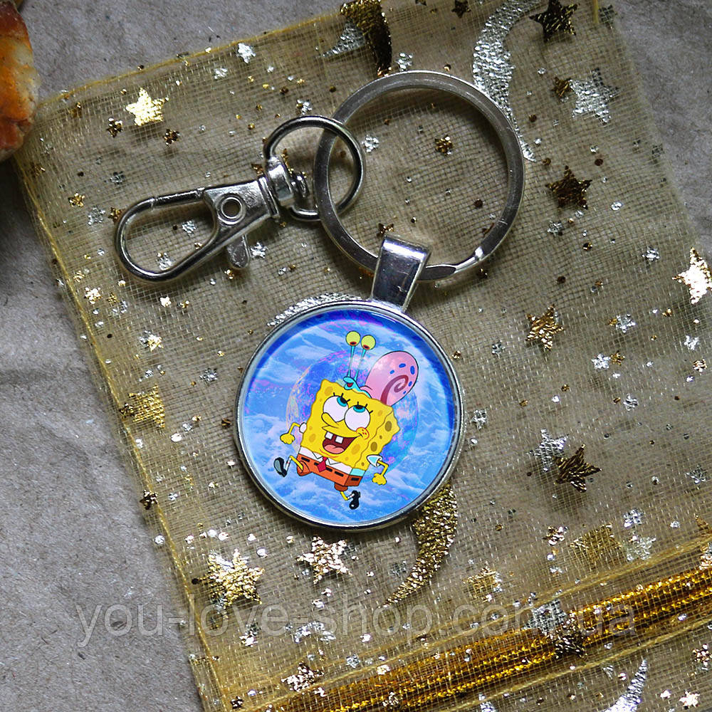 Брелок для ключів ГУБКА БОБ- SPONGEBOB (17), фото 1