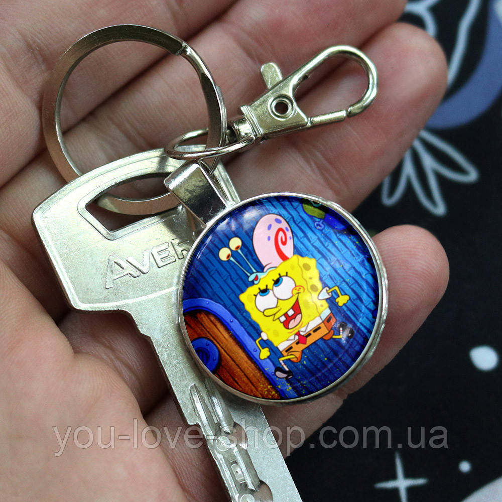 Брелок для ключів ГУБКА БОБ- SPONGEBOB (40), фото 1