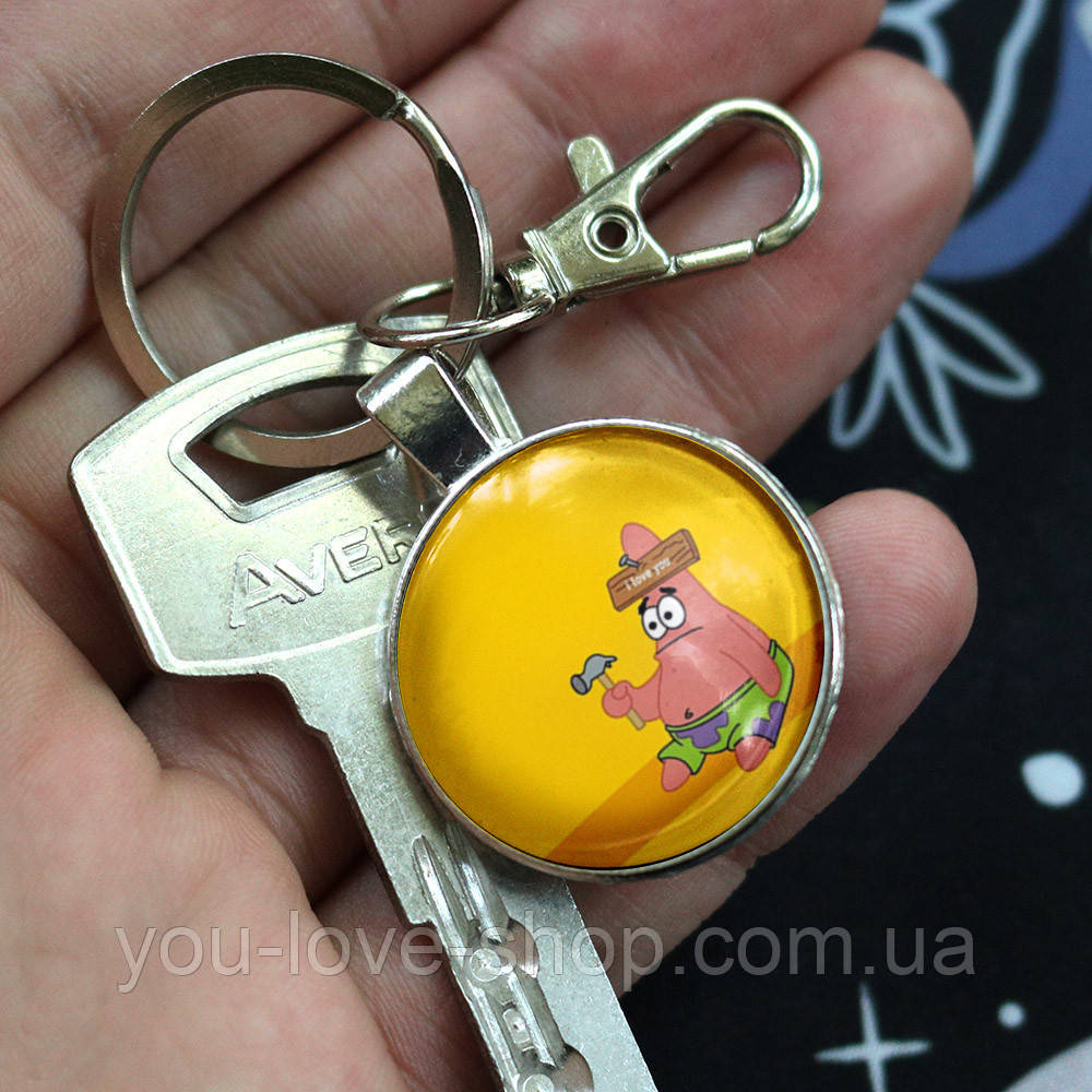 Брелок для ключів ГУБКА БОБ- SPONGEBOB (48), фото 1