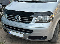 Накладки на передні фари (2 шт., нерж) для Volkswagen T5 Multivan 2003-2010 рр