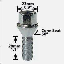 Болт колісний Parts Master 6511051 Jeep Compass, Cherokee; Chrysler 200; Dodge Dart