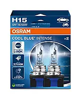 Автолампи H15 12V 55/15W 3700K Osram Cool Blue Intense 64176CBN-2HB