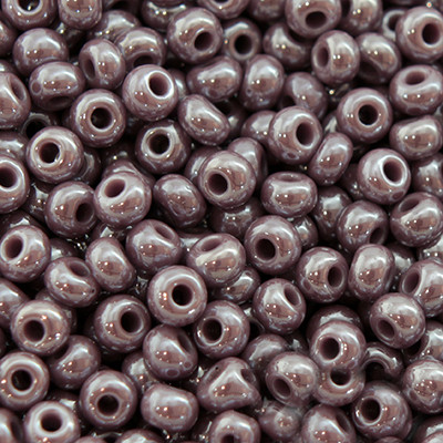 Бісер 28020 Чеський Preciosa 10/0, Непрозорий Райдужний OL, Фіолетовий, Круглий, 50 г, фото 1