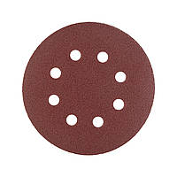 Шліфувальний круг Polax на липучці самозачіпній 125 мм, К120, з отворами (54-217)