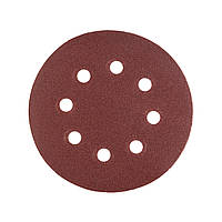 Шліфувальний круг Polax на липучці самозачіпній 125 мм, К150, з отворами (54-218)