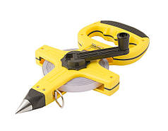 Рулетка геодезична MASTERTOOL 30 м х 13 мм сталеве полотно 67-3013