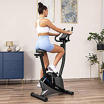 Велотренажер Gymtek XB1200 магнітний синій, фото 3