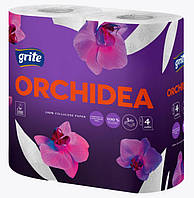 Папір туалетний Grite Orchidea Gold 3 сл 145 лист, 17,4 м, 4 рул/уп