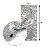 Самоклеючі шпалери 2800х450х1,5мм Чорний мармур SW-00000730, фото 8