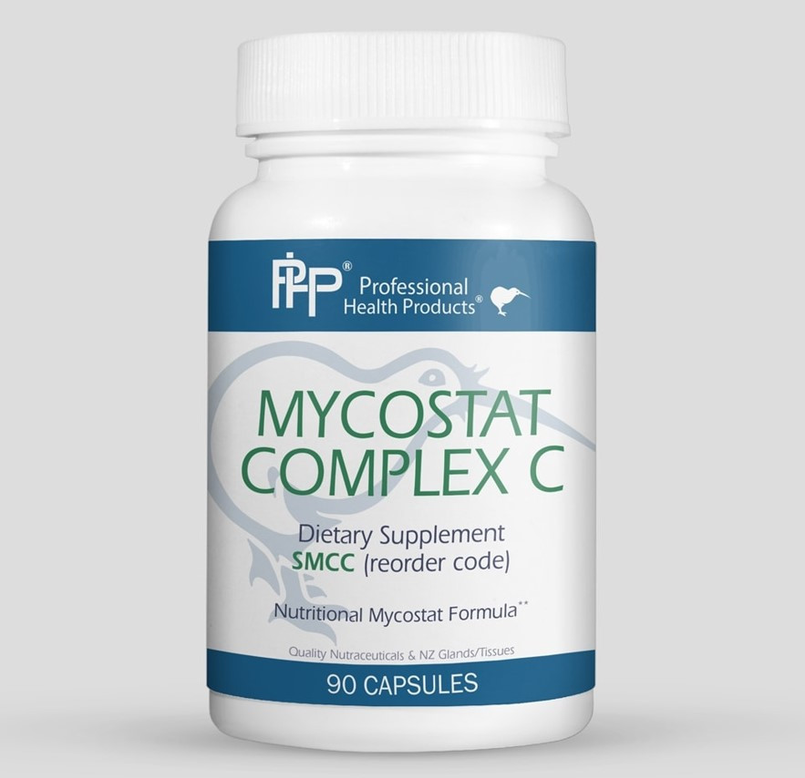 Professional Health Products Mycostat Complex C / Контроль надмірного зростання кишкових дріжджів та грибків 90 капсул