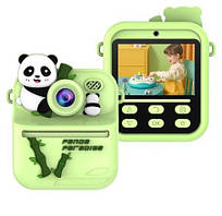 Дитяча міні-камера S1 з миттєвим друком Світло-зелена Панда