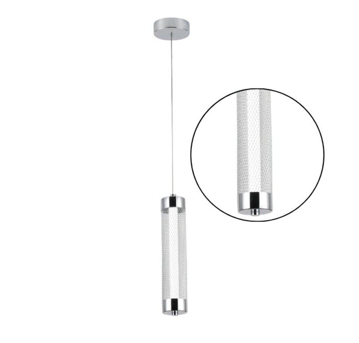 Підвісний світлодіодний світильник G 2664/1P 8W Хром