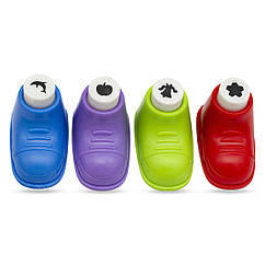 Компостер Фігурний "Кнопка-Ботинок" на Блістері, Вирубка 1см, 4шт/набір