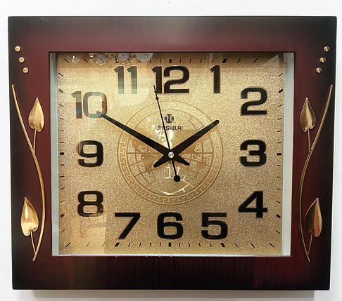 Настінний годинник Класика-65 Золото Прямокутний (41х35 cм), фото 1