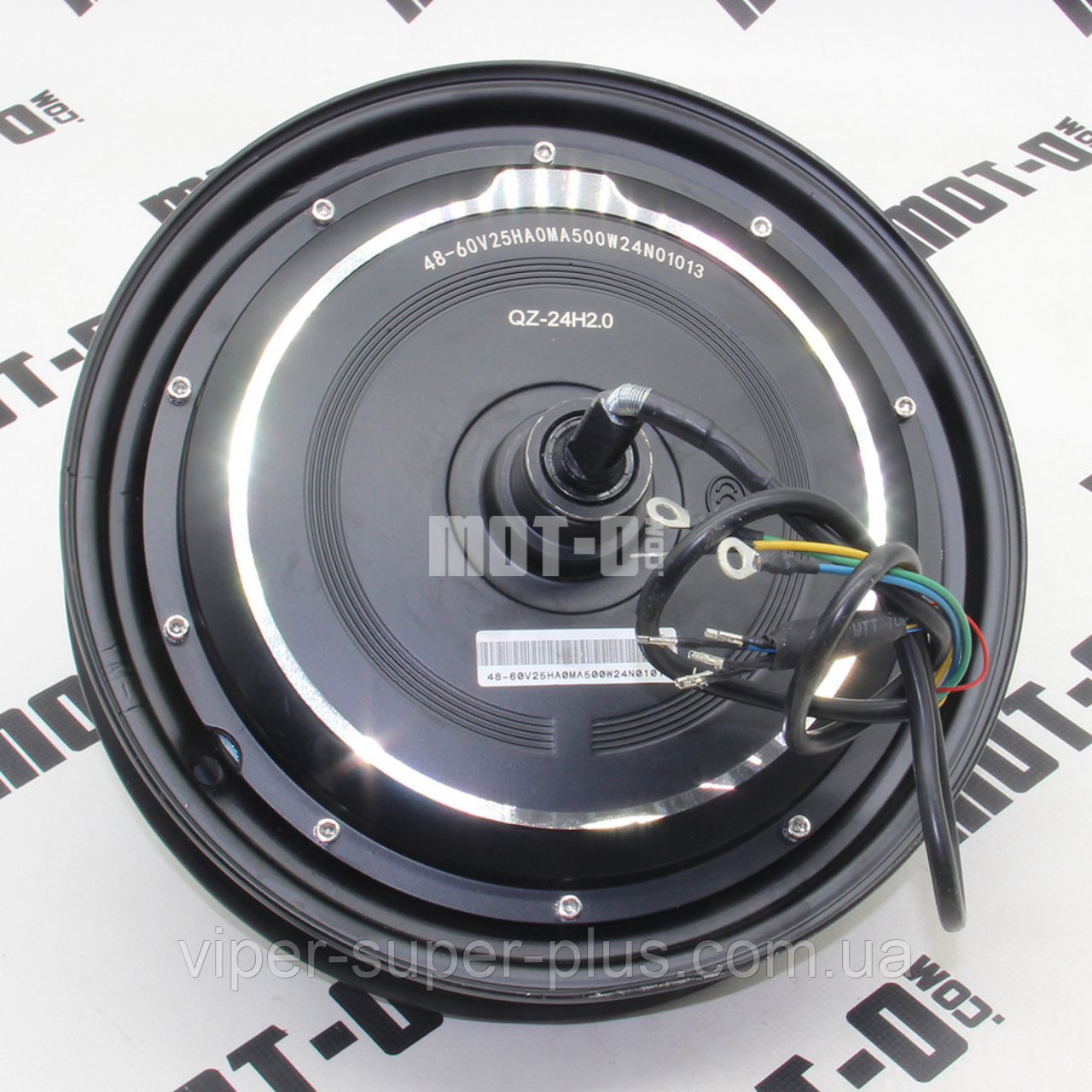 Диск задній з електродвигуном 500W 48/60V Fada RITMO II (FDEB 05LA-60) для електровелосипедів та мототехніки, фото 1