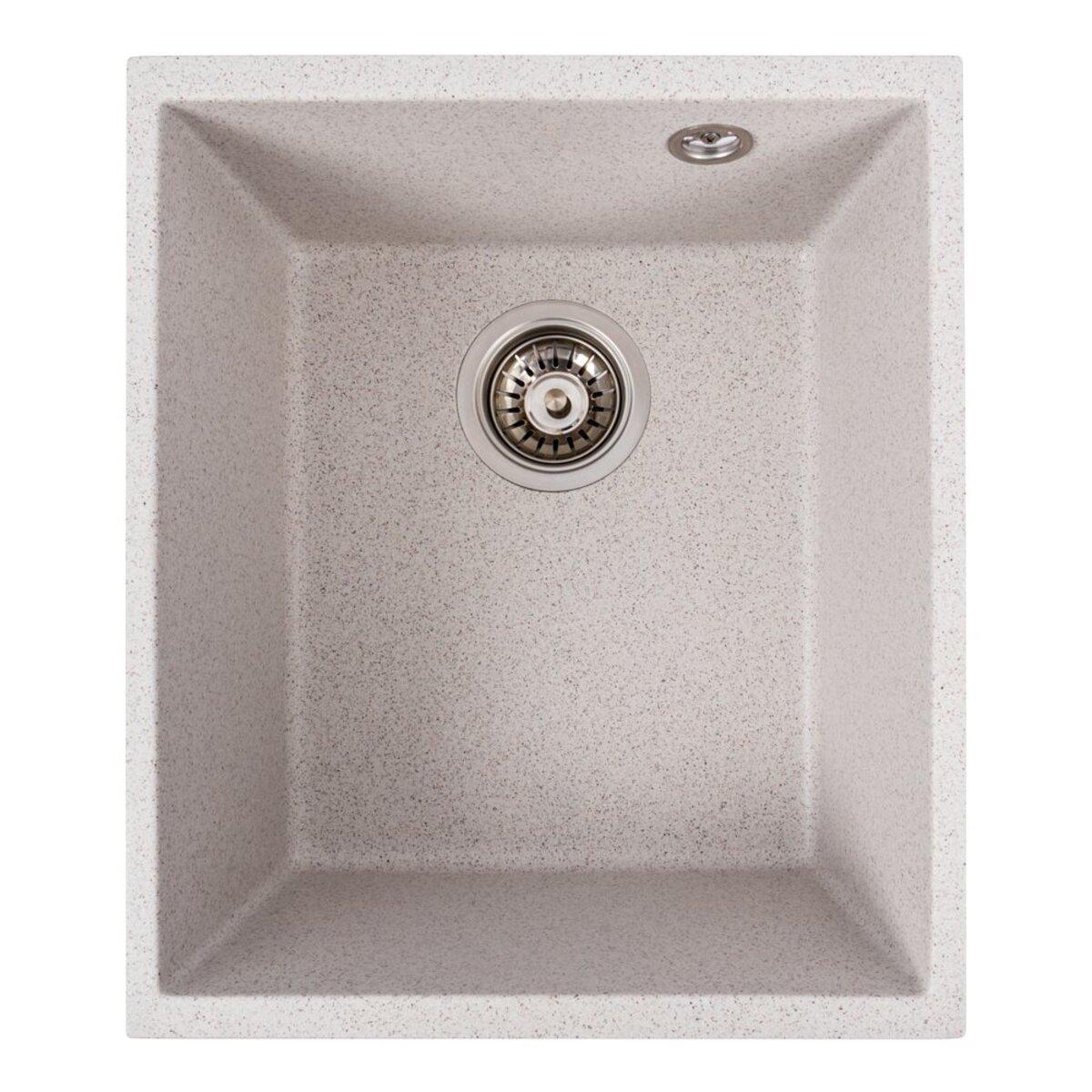 Гранітна мийка для кухні VALESO ROXY 3744 матова Топаз