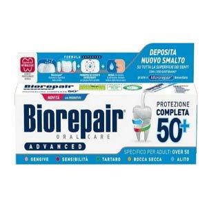 Зубна паста комплексний догляд (без фтору) Biorepair Advanced 50+ 75 мл, фото 1